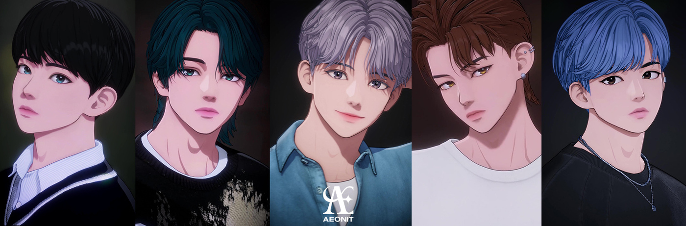 New Virtual Idol Group AEONIT Unveils First Debut Teaser