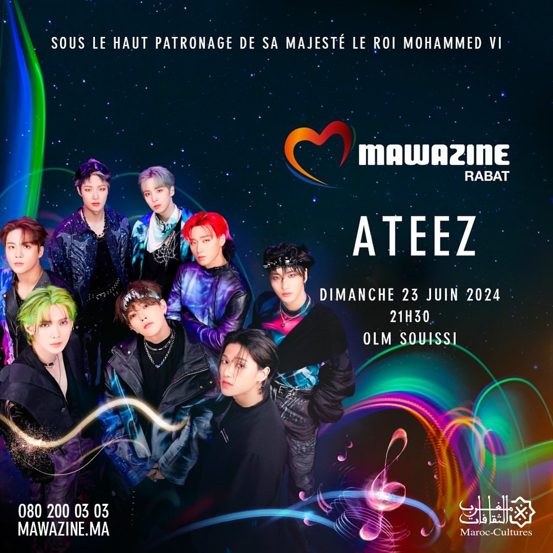 ATEEZ Confirmed As First K-Pop Act To Headline MAWAZINE International Music Festival