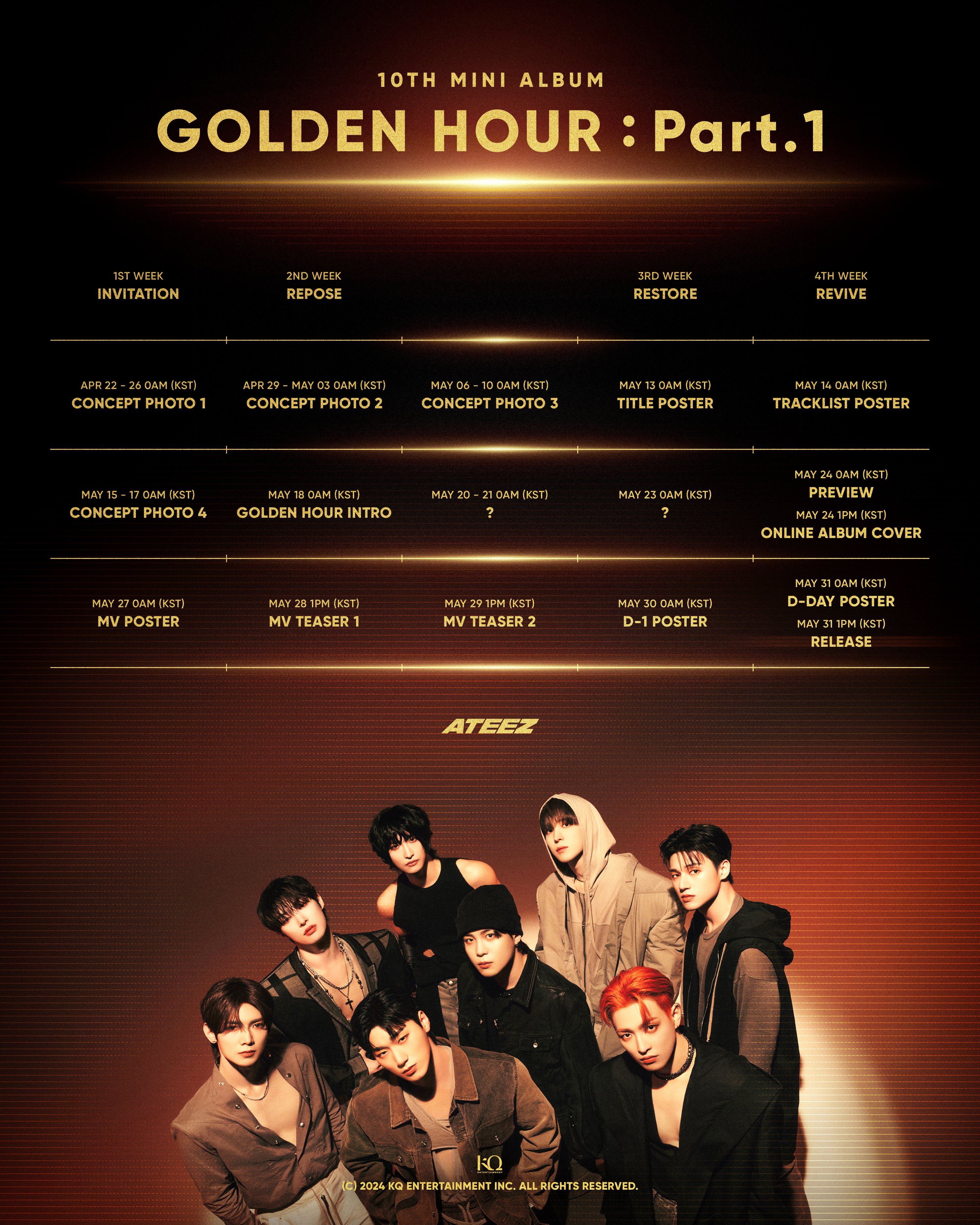 ATEEZ Announces May Comeback Schedule For 