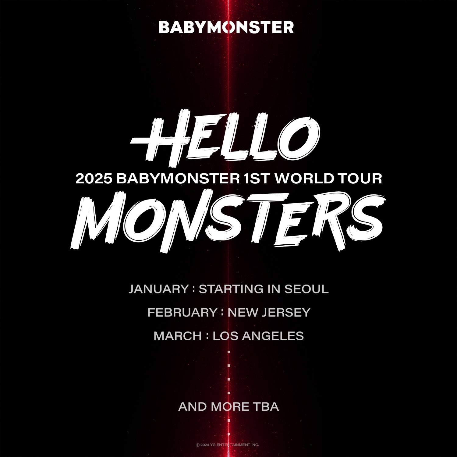 BABYMONSTER Announces 1st World Tour 