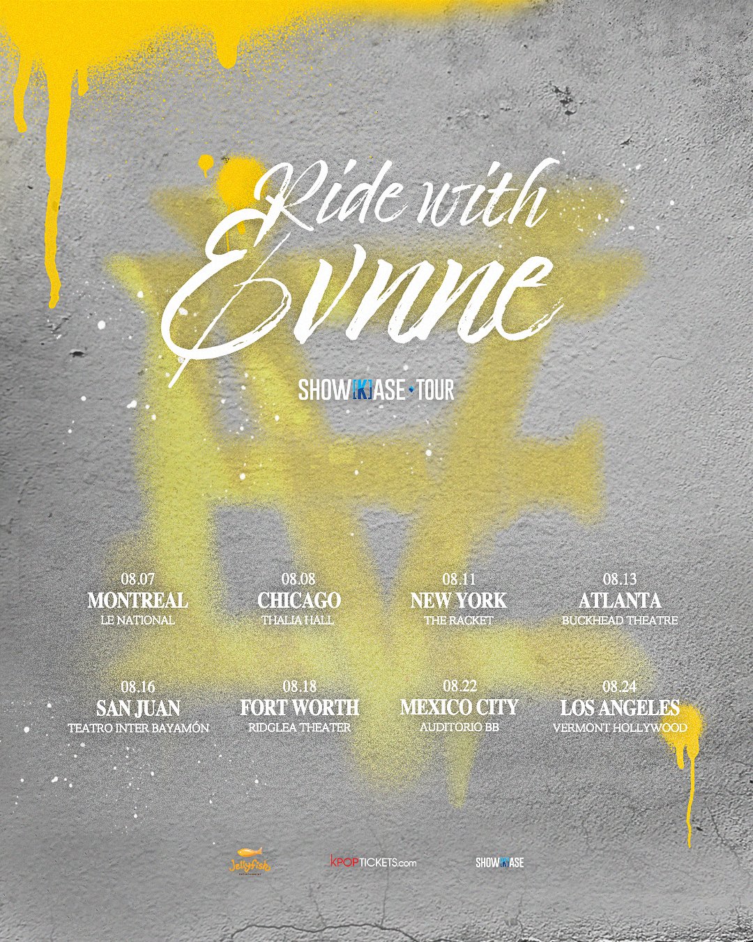 EVNNE Announces Dates And Cities For 1st North American Tour 