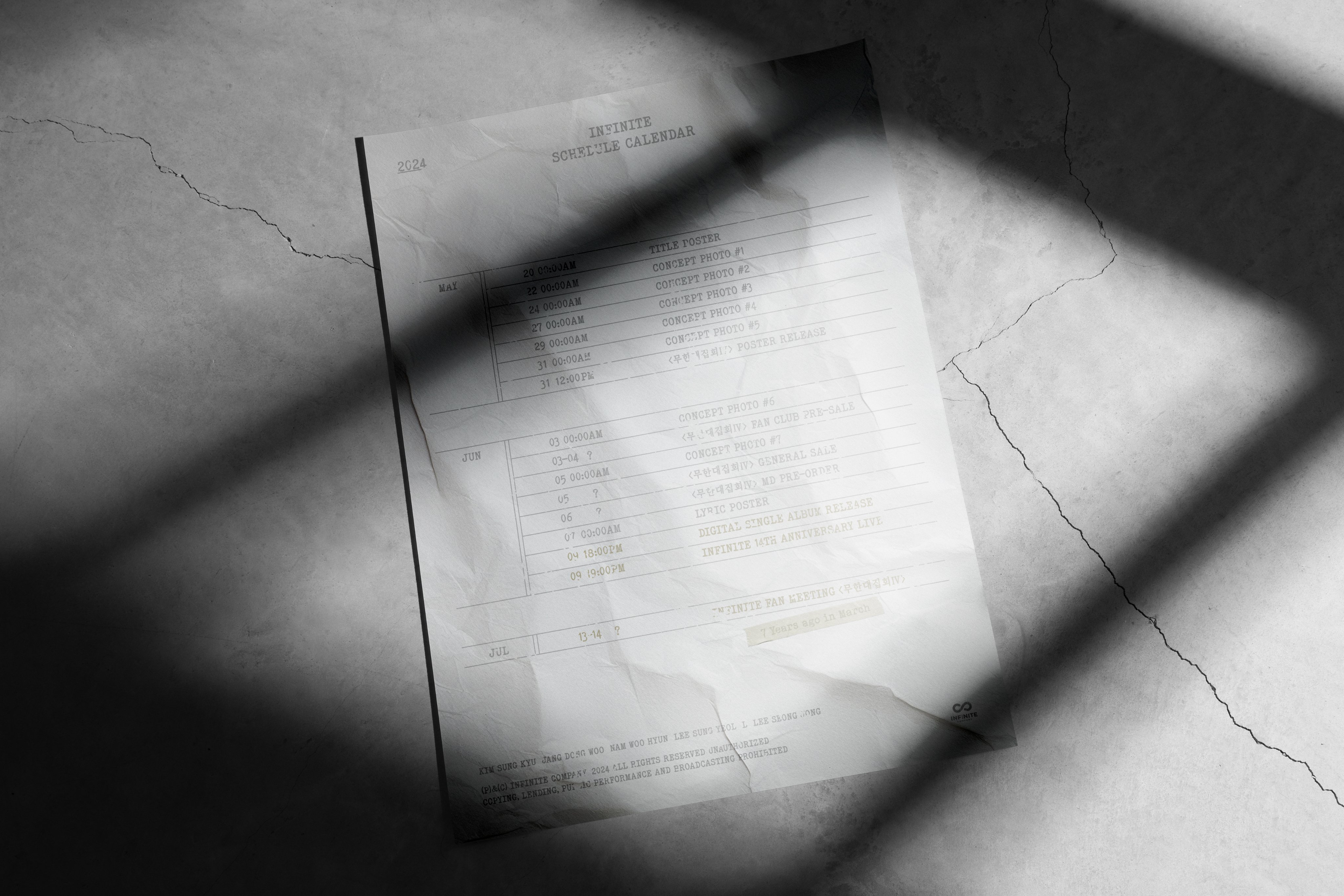 INFINITE Announces New Digital Single Album With Teaser Schedule