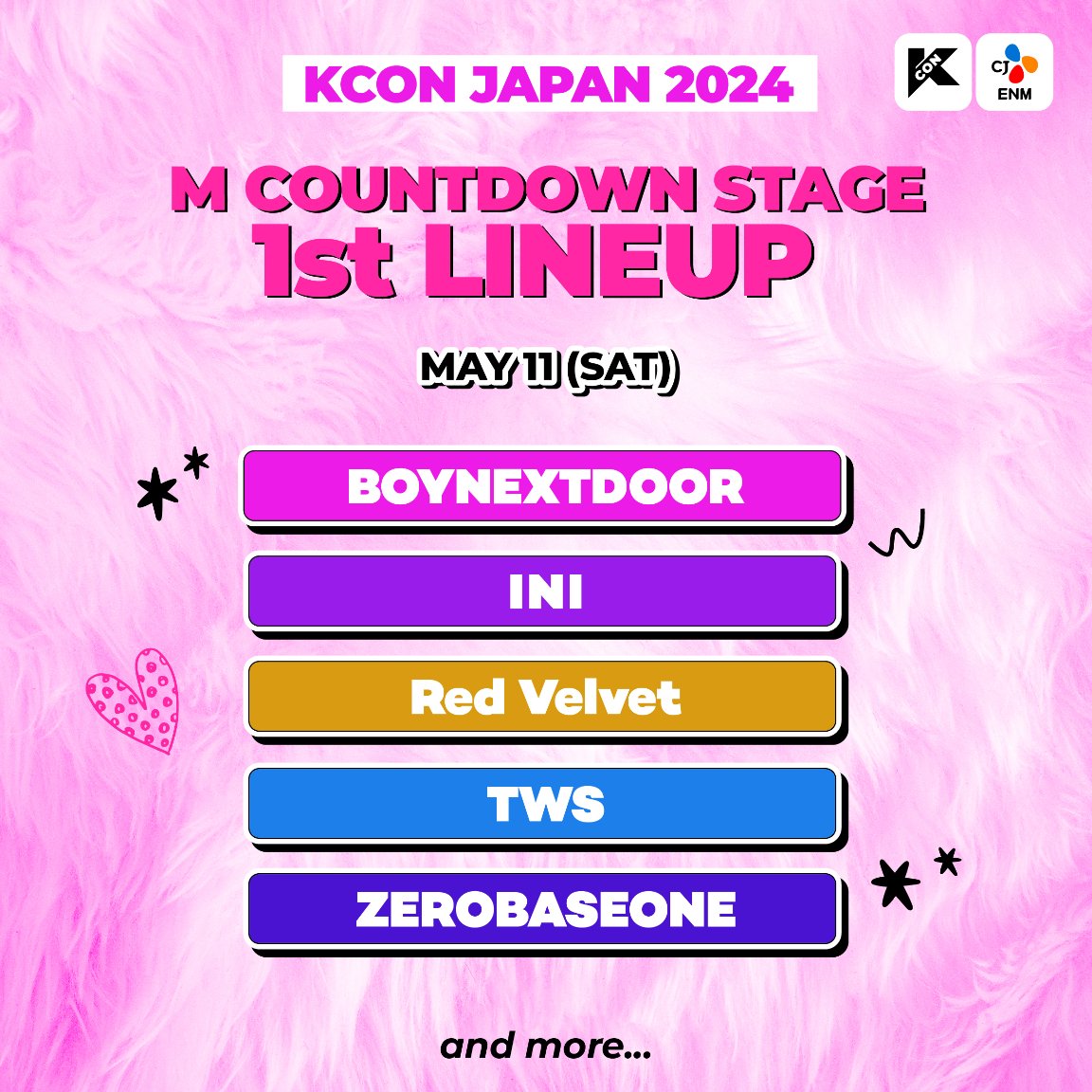 KCON Japan 2024 Announces 1st Lineup