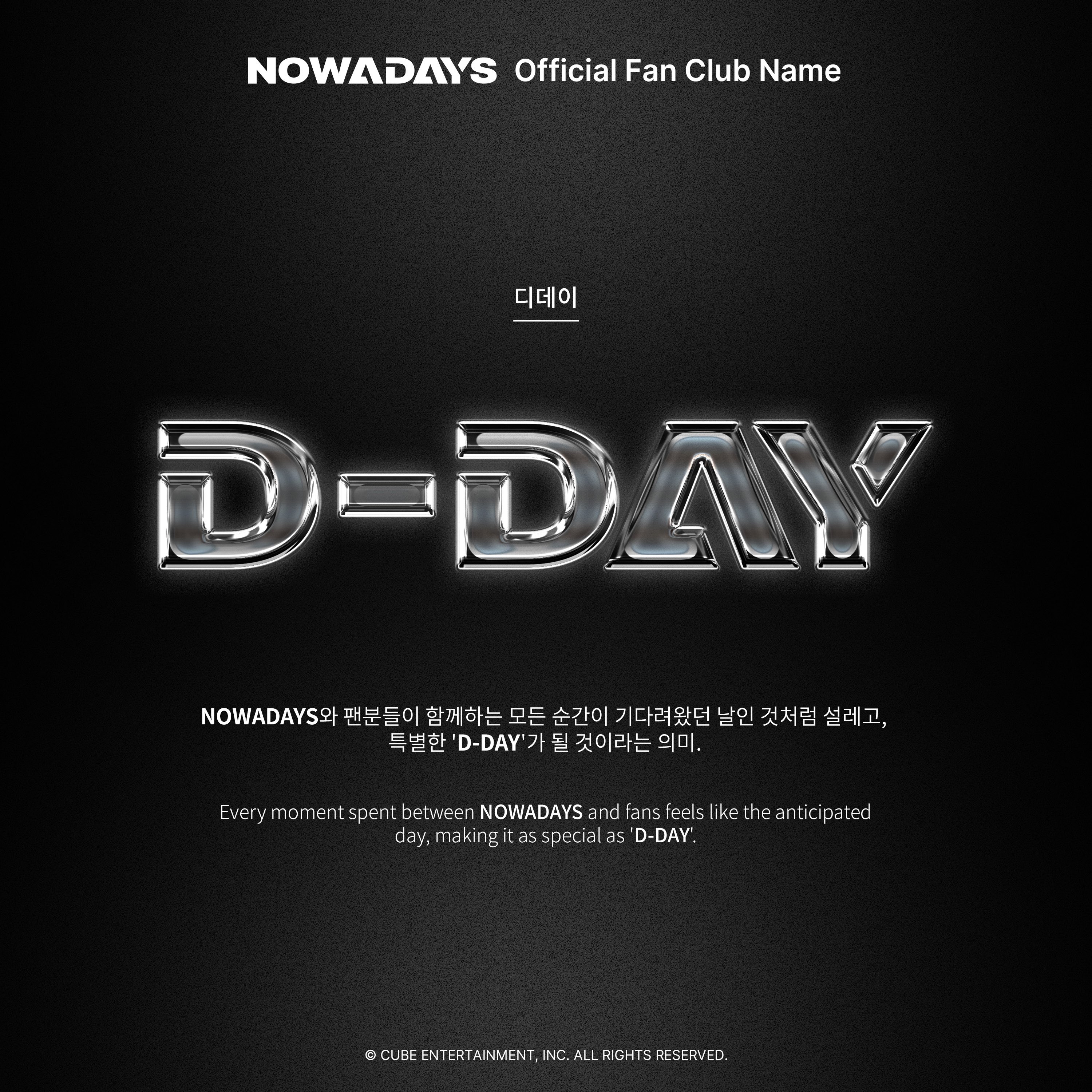 Cube's New Group NOWADAYS Announces Official Fan Club Name