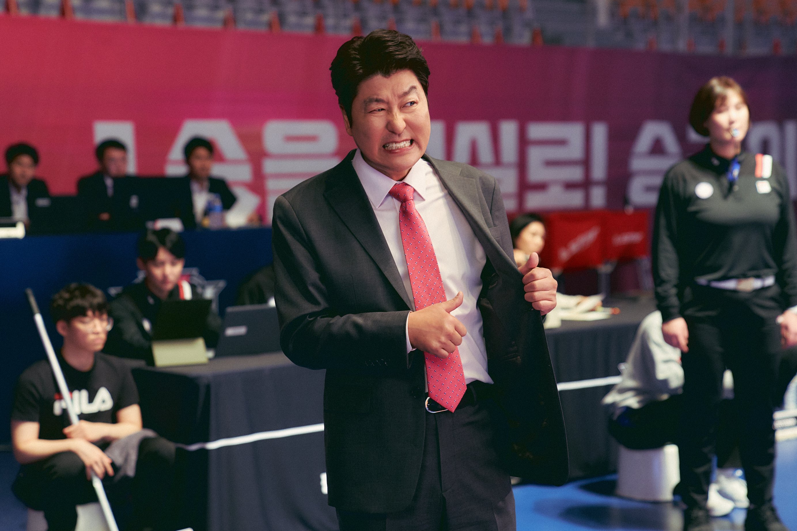 Volleyball Coach Song Kang Ho And Team Owner Park Jung Min Believe “One Win” Is All They Need In New Film