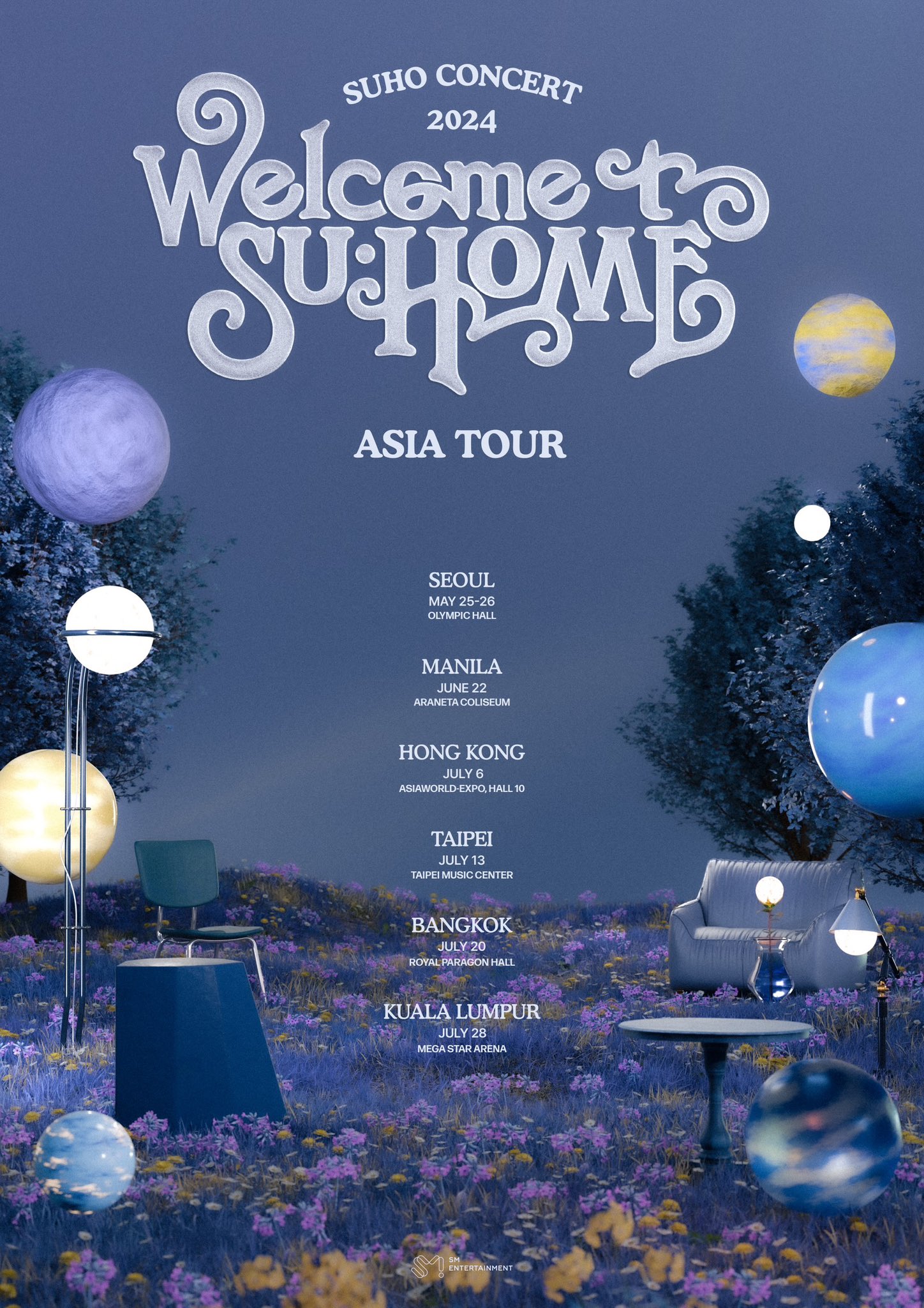 EXO's Suho Unveils Dates And Locations For Asia Concert Tour 