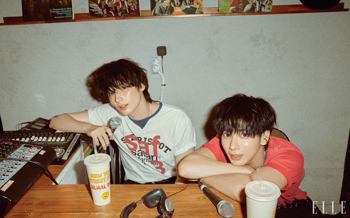 TXT's Taehyun And Huening Kai Talk About Their Onstage Chemistry, Imagine If They'd Met In A School Band, And More