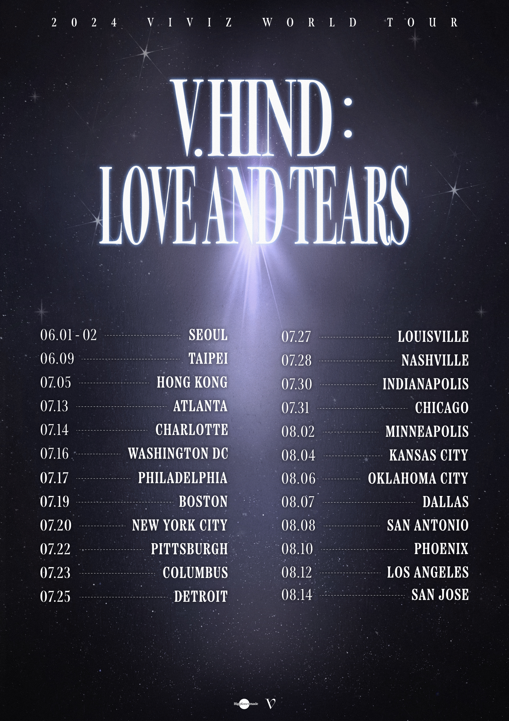 VIVIZ Announces Schedule For World Tour 