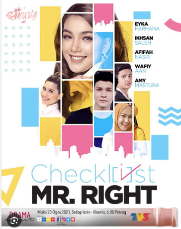 Checklist Mr. Right (Drama TV3)