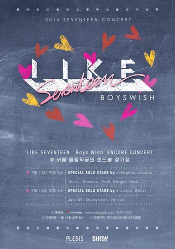 Like Seventeen &ndash; Boys Wish Encore Concert
